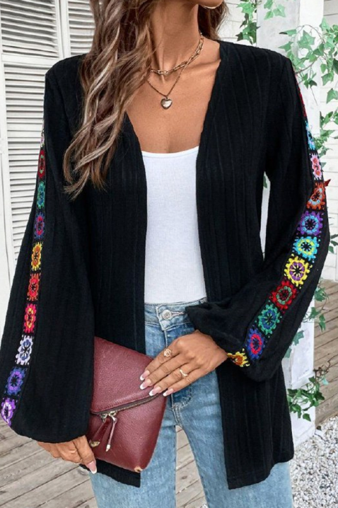 Kardigan RANZOLA BLACK, Kolor : czarny, IVET.PL - Modna odzież