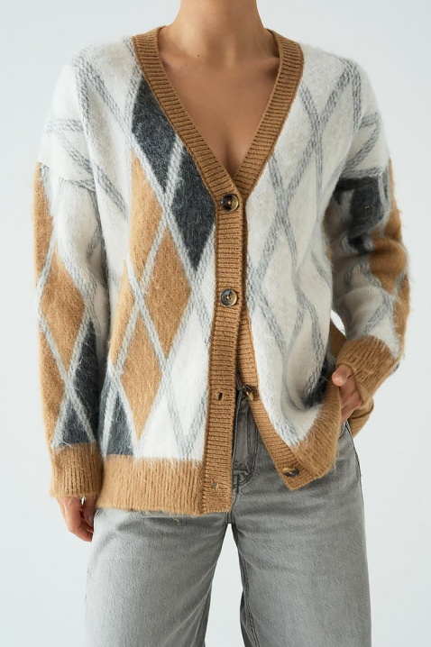 Kardigan SMERALZA, Kolor : wielokolorowy, IVET.PL - Modna odzież