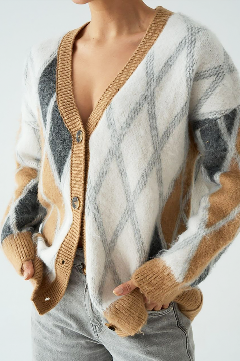 Kardigan SMERALZA, Kolor : wielokolorowy, IVET.PL - Modna odzież