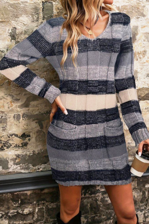 Sukienka MLEVILDA GREY, Kolor : szary, IVET.PL - Modna odzież