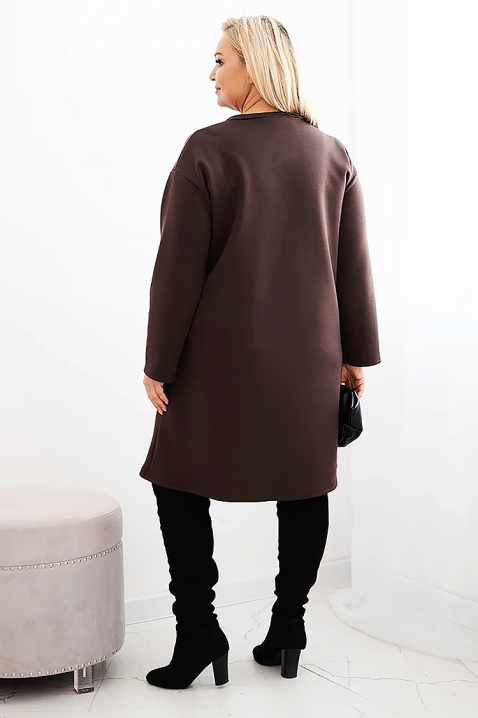 Sukienka ARMIELDA BROWN, Kolor : brązowy, IVET.PL - Modna odzież