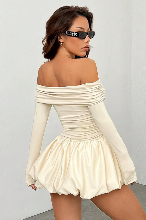 Sukienka SEROLMA ECRU, Kolor : ecru, IVET.PL - Modna odzież