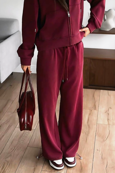Komplet BOYANSA, Kolor : bordowy, IVET.PL - Modna odzież