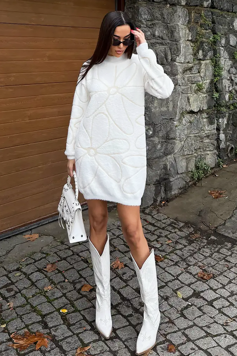 Sukienka GANIZETA WHITE, Kolor : biały, IVET.PL - Modna odzież