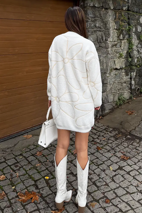 Sukienka GANIZETA WHITE, Kolor : biały, IVET.PL - Modna odzież