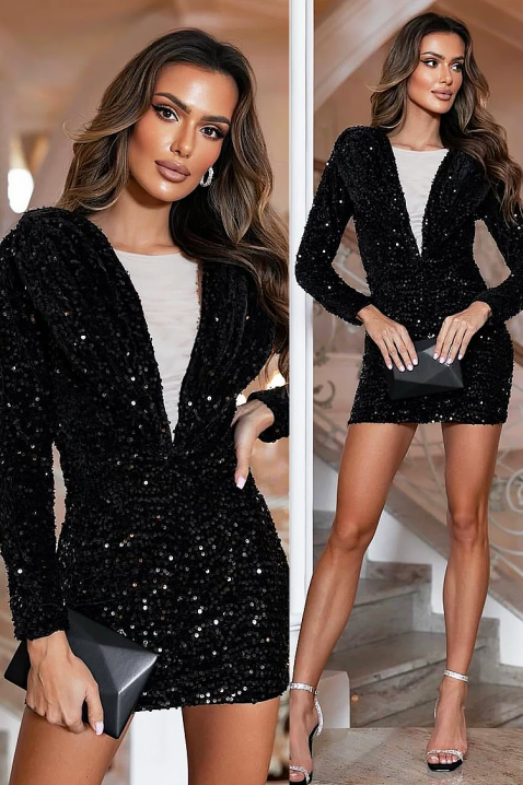 Sukienka MOLTERZA BLACK, Kolor : czarny, IVET.PL - Modna odzież