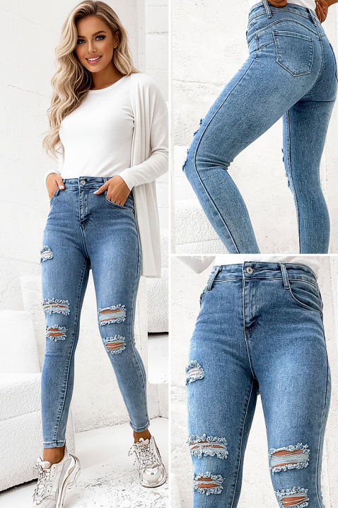 Jeansy DENZIMA, Kolor : błękitny, IVET.PL - Modna odzież