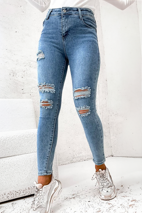 Jeansy DENZIMA, Kolor : błękitny, IVET.PL - Modna odzież