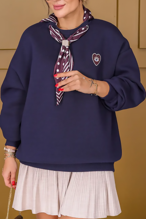 Bluzka ZAFERZA NAVY, Kolor : granatowy, IVET.PL - Modna odzież