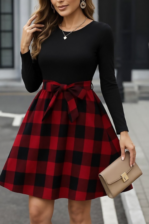 Sukienka GLAVENDA BLACK, Kolor : czarny, IVET.PL - Modna odzież