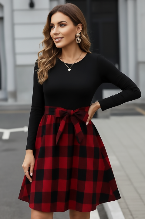 Sukienka GLAVENDA BLACK, Kolor : czarny, IVET.PL - Modna odzież