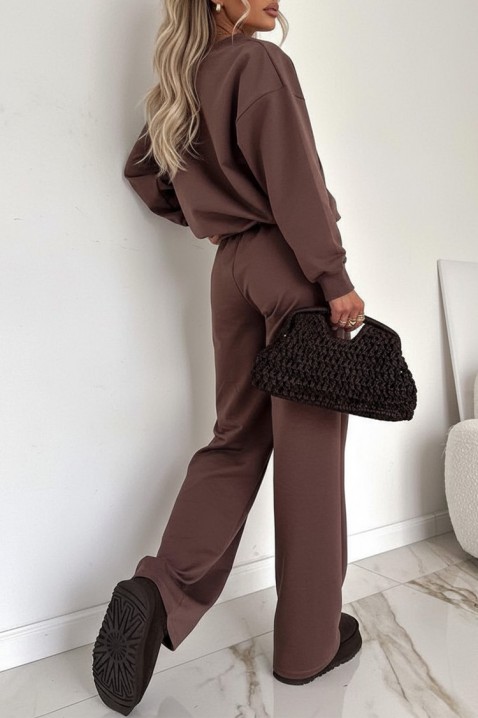 Komplet GLADORFA BROWN, Kolor : brązowy, IVET.PL - Modna odzież