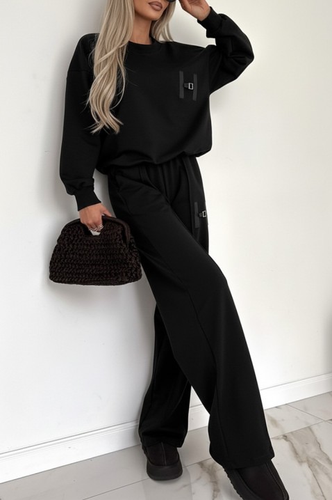 Komplet GLADORFA BLACK, Kolor : czarny, IVET.PL - Modna odzież