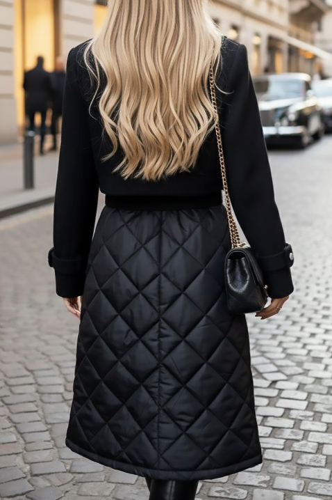 Płaszcz KAPITOLZA, Kolor : czarny, IVET.PL - Modna odzież