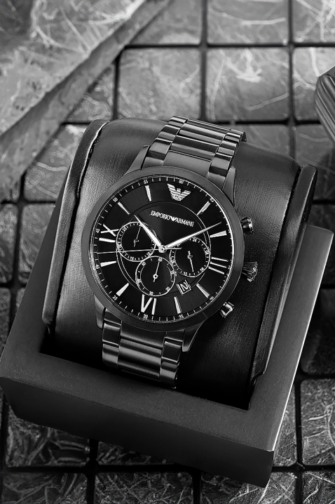 Zegarek Emporio Armani Giovanni AR11349, Kolor : czarny, IVET.PL - Modna odzież