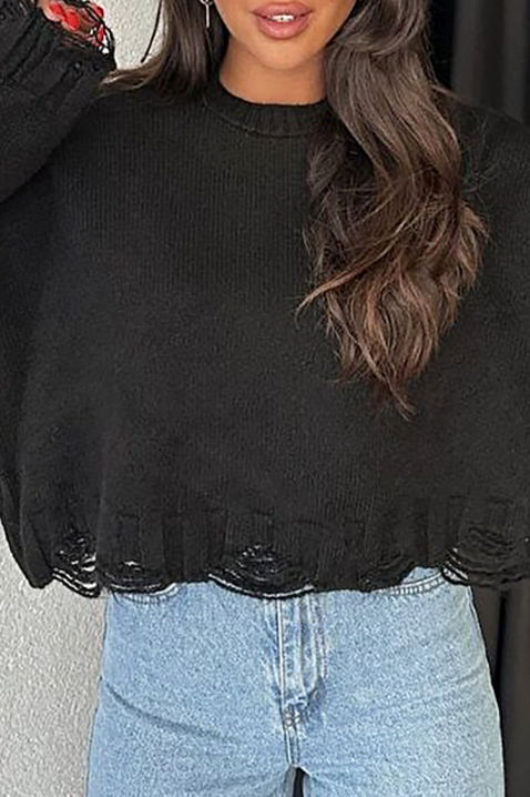 Sweter NEVRINZA BLACK, Kolor : czarny, IVET.PL - Modna odzież