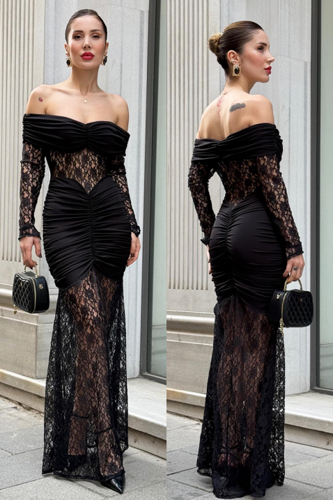 Sukienka VIONIZA, Kolor : czarny, IVET.PL - Modna odzież