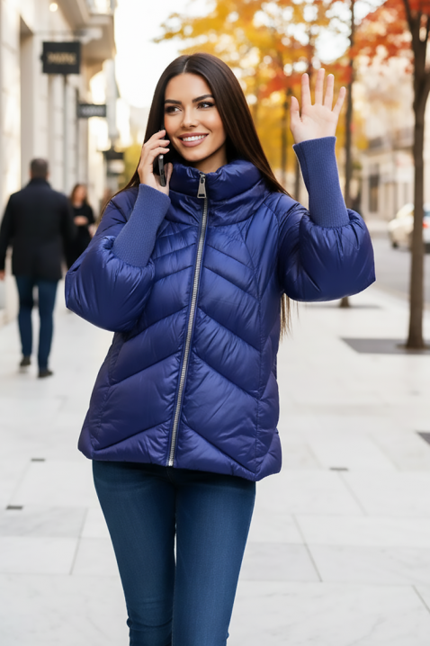 Kurtka KAMARIYA BLUE, Kolor : chabrowy, IVET.PL - Modna odzież