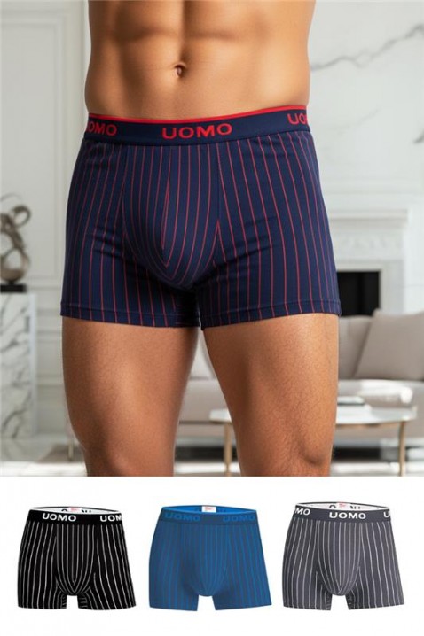 Zestaw czterch sztuk męskich bokserek JEFRO, Kolor : wielokolorowy, IVET.PL - Modna odzież