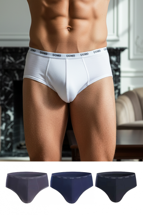 Zestaw czterech sztuk męskich slipów MEFLOR, Kolor : wielokolorowy, IVET.PL - Modna odzież