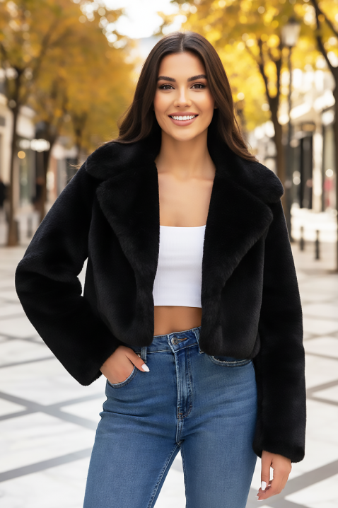 Kurtka LAVIRA BLACK, Kolor : czarny, IVET.PL - Modna odzież