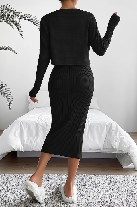 Komplet LAVRENDA BLACK, Kolor : czarny, IVET.PL - Modna odzież