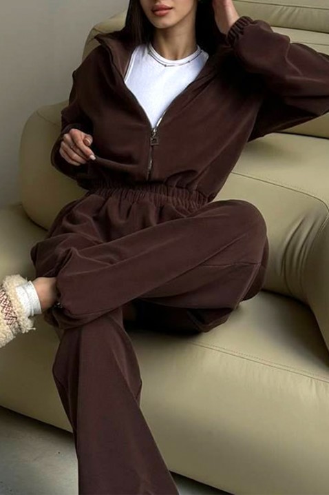 Komplet ZDRABLINA BROWN, Kolor : brązowy, IVET.PL - Modna odzież