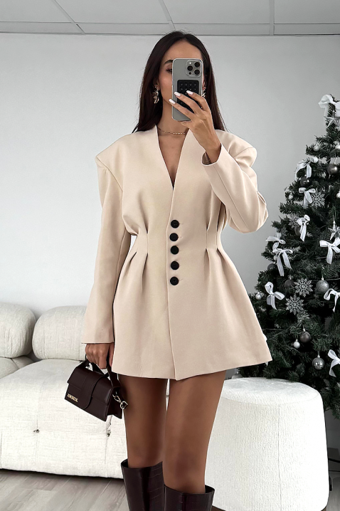 Sukienka MARSUELA, Kolor :  beżowy, IVET.PL - Modna odzież