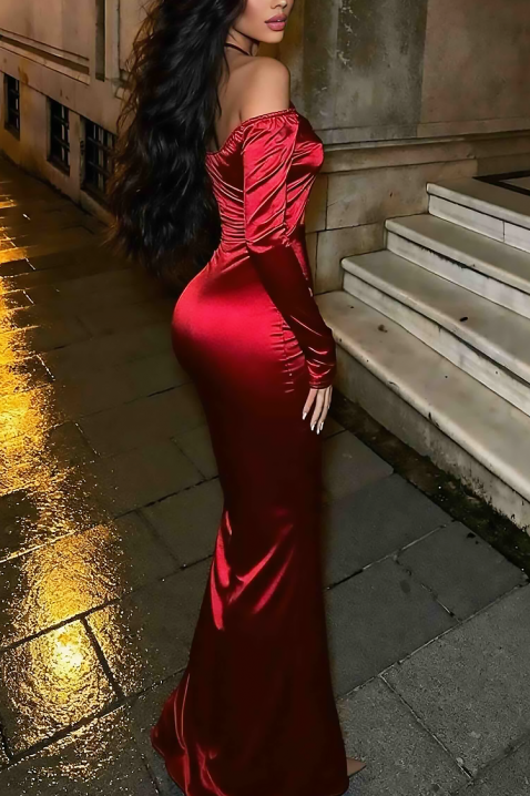 Sukienka RUNVELZA, Kolor : czerwony, IVET.PL - Modna odzież