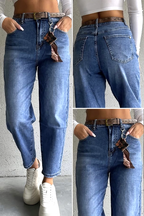 Jeansy DENZILANA, Kolor : chabrowy, IVET.PL - Modna odzież