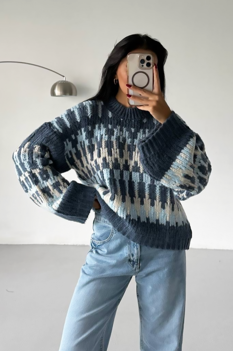 Sweter GERIONA, Kolor : wielokolorowy, IVET.PL - Modna odzież