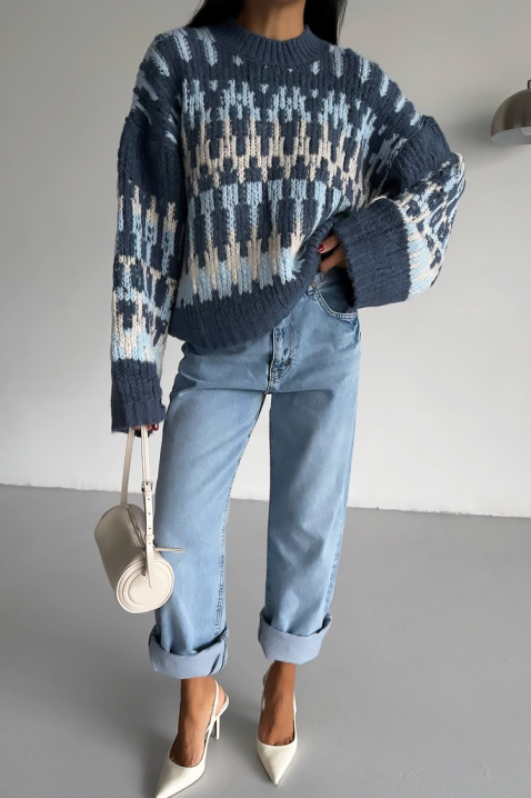 Sweter GERIONA, Kolor : wielokolorowy, IVET.PL - Modna odzież