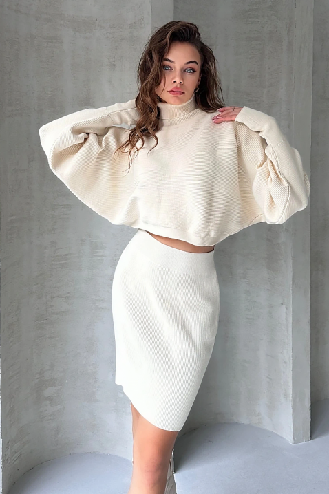 Komplet BERVILZA WHITE, Kolor : biały, IVET.PL - Modna odzież