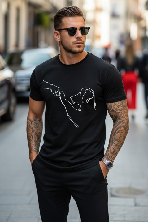 Koszulka MOJORO, Kolor : czarny, IVET.PL - Modna odzież