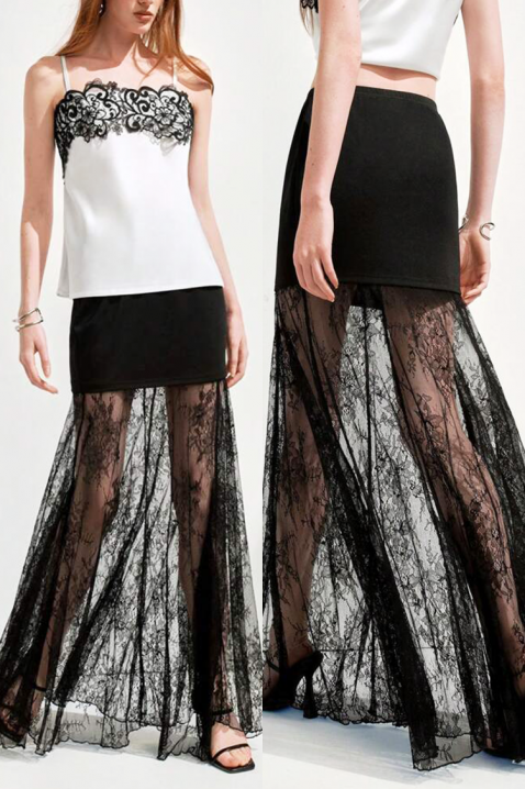 Spódnica MALZANA, Kolor : czarny, IVET.PL - Modna odzież