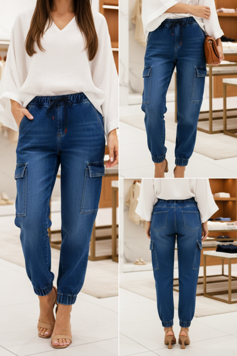 Jeansy KARZOLA, Kolor : chabrowy, IVET.PL - Modna odzież