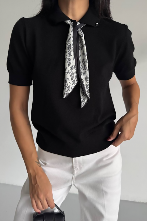 Top FLURENZA BLACK, Kolor : czarny, IVET.PL - Modna odzież