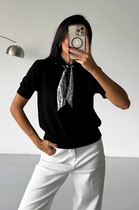 Top FLURENZA BLACK, Kolor : czarny, IVET.PL - Modna odzież