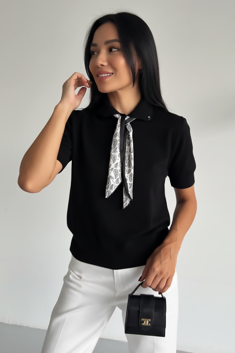 Top FLURENZA BLACK, Kolor : czarny, IVET.PL - Modna odzież