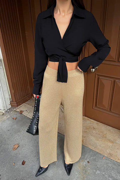 Spodnie DAVERDA BEIGE, Kolor :  beżowy, IVET.PL - Modna odzież