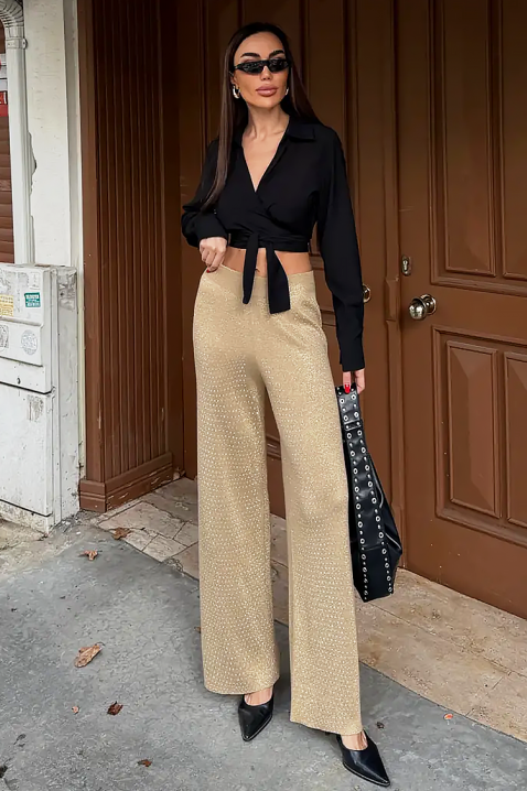 Spodnie DAVERDA BEIGE, Kolor :  beżowy, IVET.PL - Modna odzież