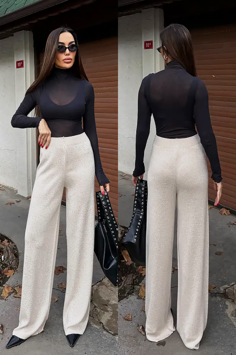 Spodnie DAVERDA ECRU, Kolor : ecru, IVET.PL - Modna odzież