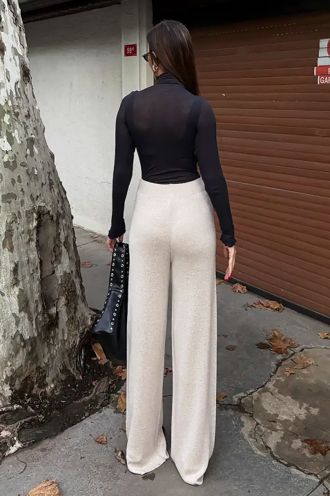 Spodnie DAVERDA ECRU, Kolor : ecru, IVET.PL - Modna odzież