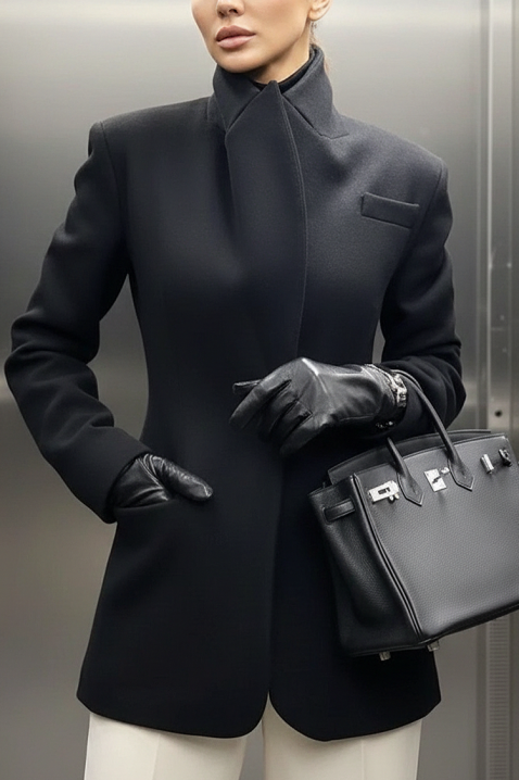 Marynaeka ZREDOLFA, Kolor : czarny, IVET.PL - Modna odzież