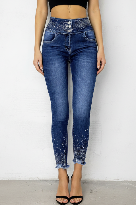 Jeansy SOLDINA, Kolor : chabrowy, IVET.PL - Modna odzież