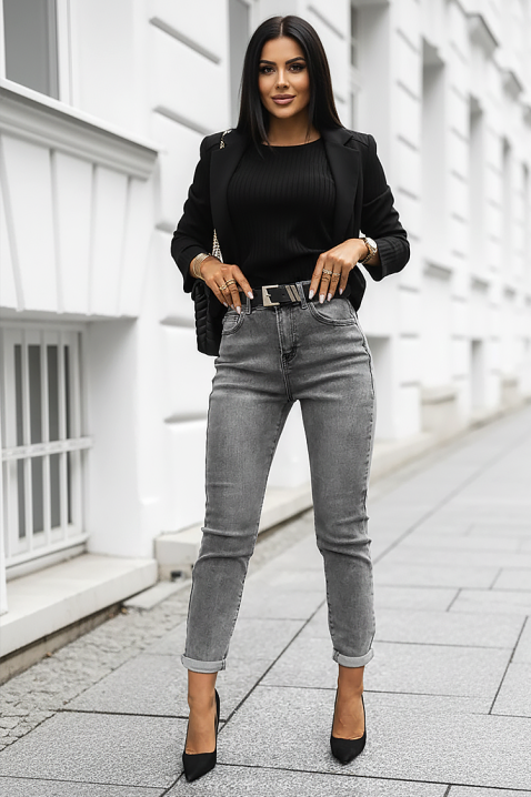 Jeansy VERLINADA, Kolor : szary, IVET.PL - Modna odzież