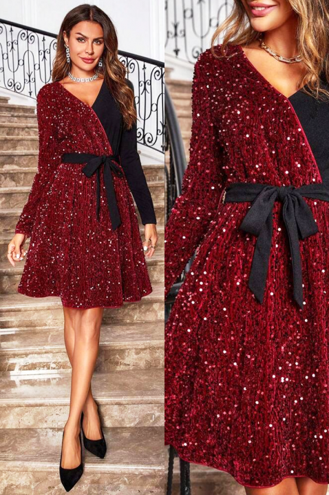 Sukienka BENJIADA, Kolor : czerwony, IVET.PL - Modna odzież