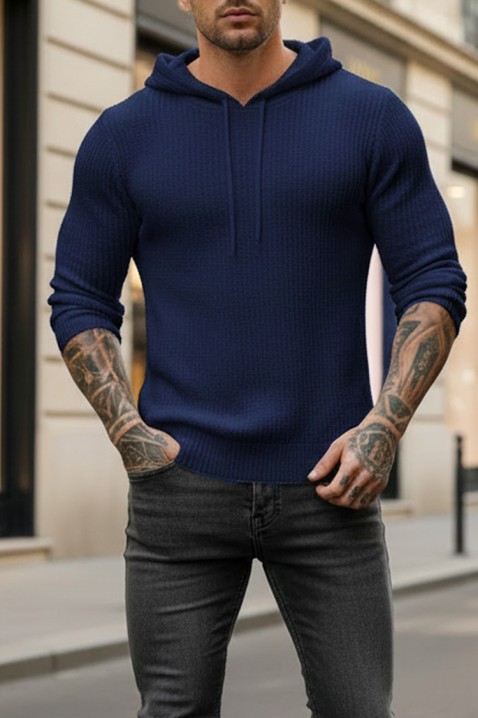 Sweter JEROLDO NAVY, Kolor : granatowy, IVET.PL - Modna odzież