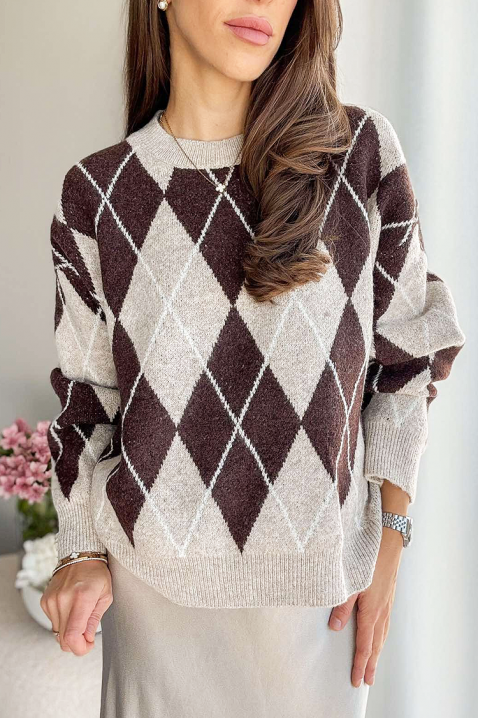 Sweter NALVERDA, Kolor : wielokolorowy, IVET.PL - Modna odzież