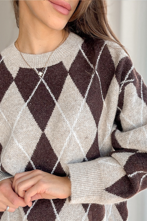 Sweter NALVERDA, Kolor : wielokolorowy, IVET.PL - Modna odzież